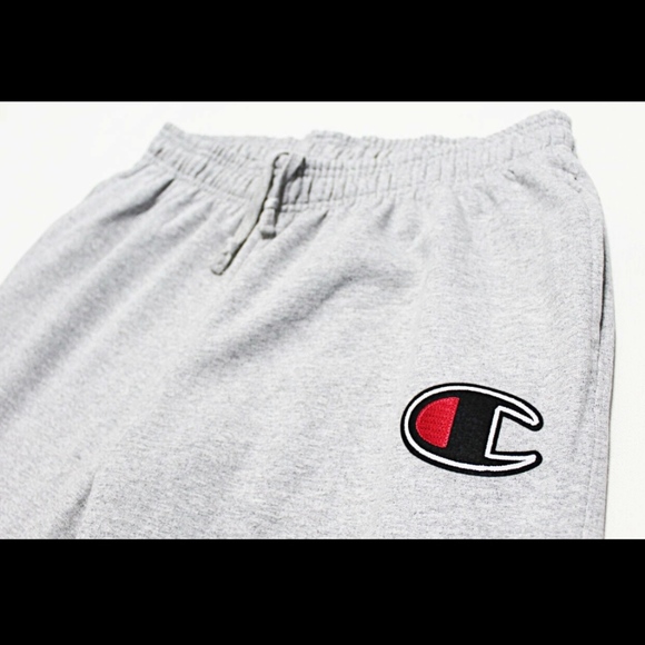 champion sweatpants big logo